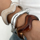 Bracelet large femme