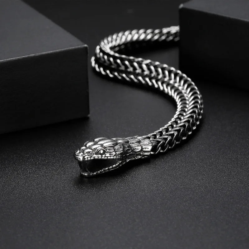 Bracelet maille serpent