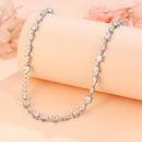 Collier original femme en moissanite