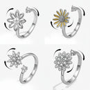 Bague marguerite argent