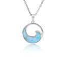 Collier larimar vague