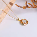 Collier argent opale pierre Tourmaline