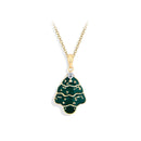 Collier sapin argent