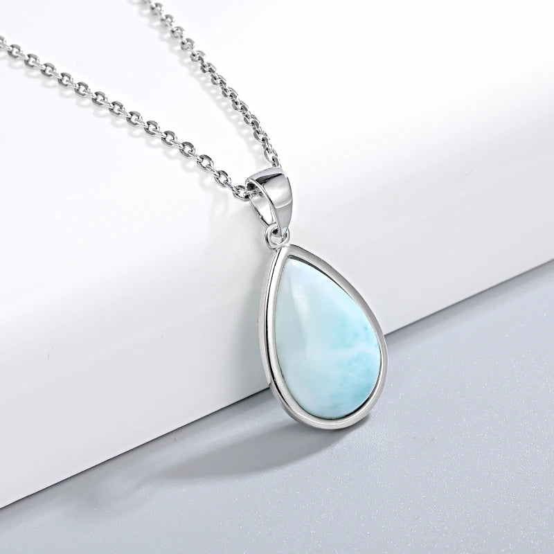 Pendentif en larimar