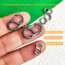 Double fermoir collier