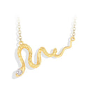 Colier serpent en argent