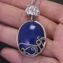 Collier pendentif lapis lazuli