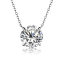 Collier diamant moissanite