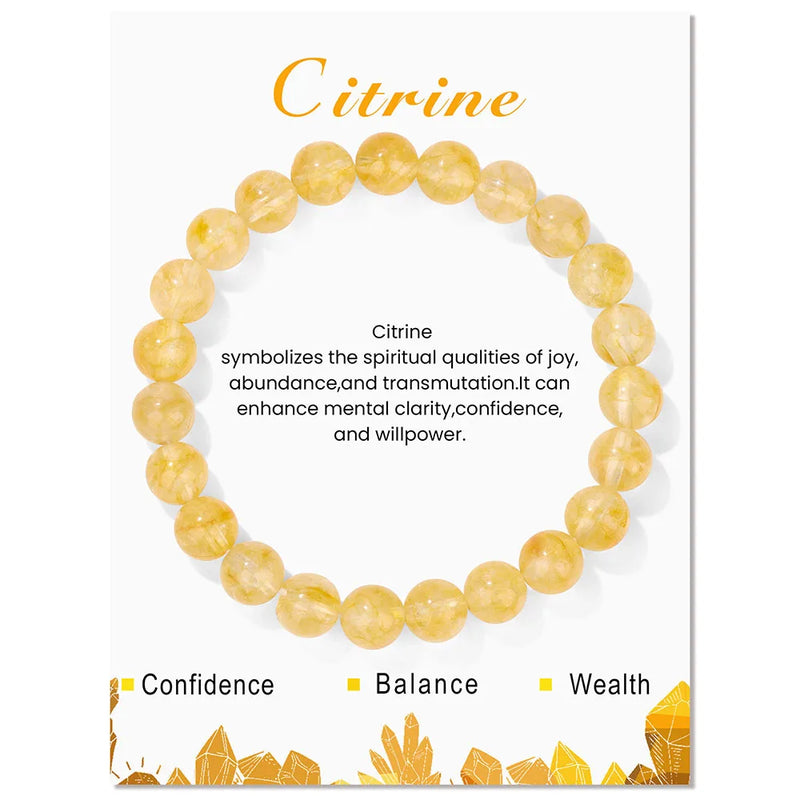 Bracelet en citrine