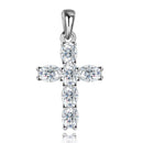 Collier croix zirconium