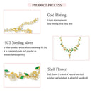 Collier zircon jaune femme