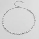 Collier original femme en moissanite
