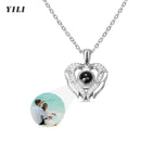 Pendentif photo coeur