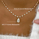 Collier en Moissanite femme