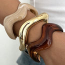 Bracelet large femme