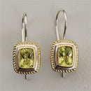 Boucle d'oreille jaune