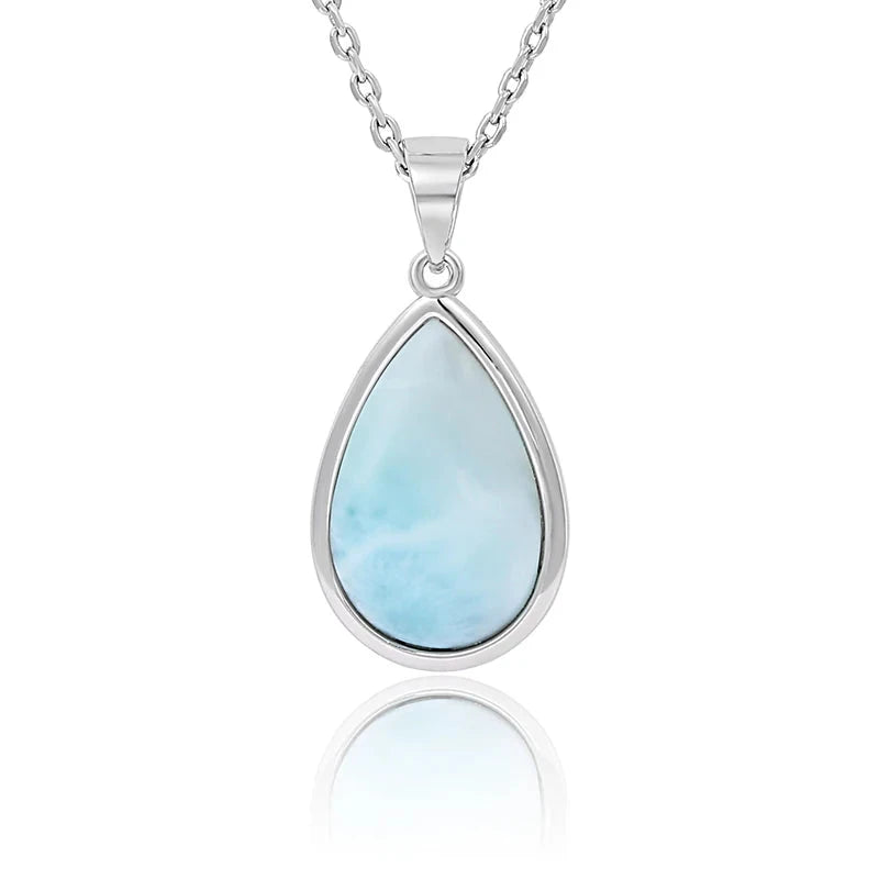 Pendentif en larimar