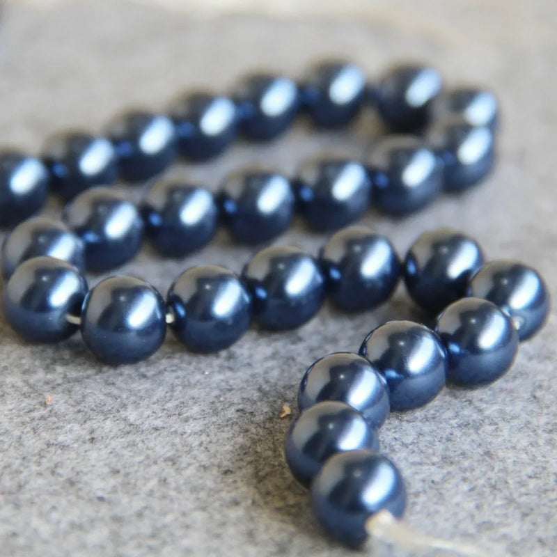 Perles bleu