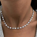 Collier original femme en moissanite