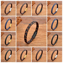 Bracelet cuir tressé