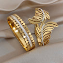 Bracelet jonc plaqué or