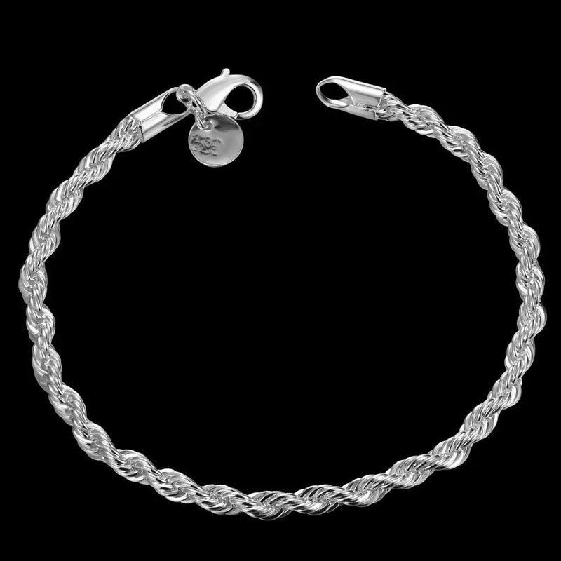 Bracelet fin argent