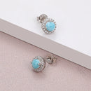 Collier larimar rond