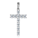 Collier croix zirconium
