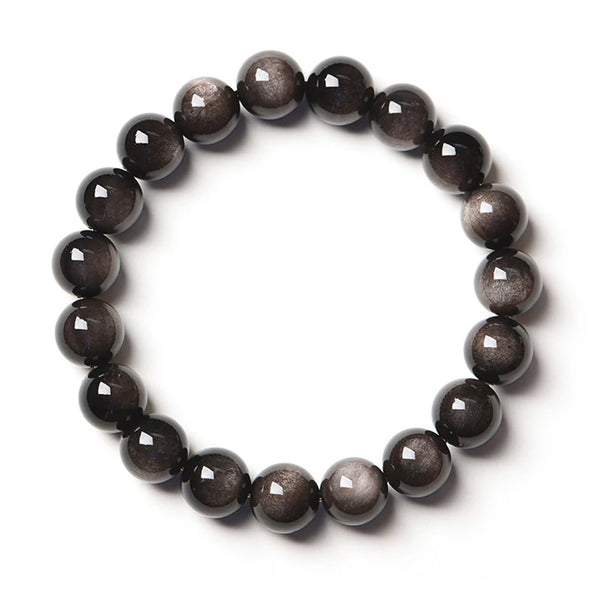 Bracelet obsidienne noire