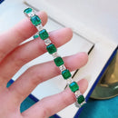 Bracelet vert emeraude