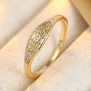 Bague fine doree