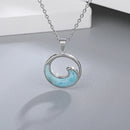 Collier larimar vague