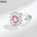 Bague marguerite argent