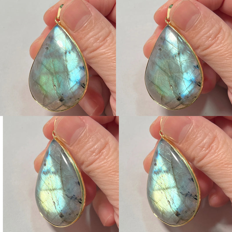 Labradorite pendentif