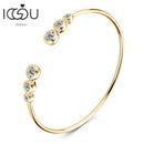 Bracelet jonc en plaqué or