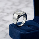 Bague tank argent