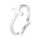 Bague argent croix