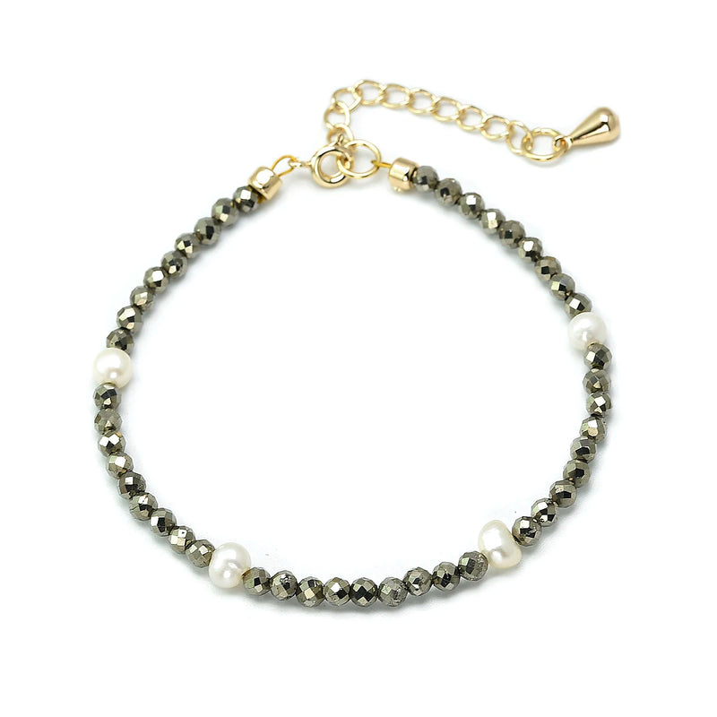 Bracelet en pyrite