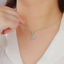 Collier tortue larimar