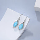 Boucle d'oreille en larimar