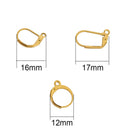 Crochet boucle d oreille hypoallergéniques