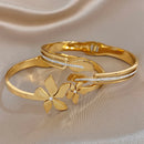 Bracelet femme dorée jonc