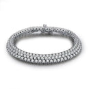 Bracelet en moissanite femme