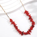 Collier corail rouge