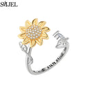 Bague marguerite argent