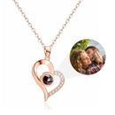 Pendentif photo coeur