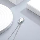 Larimar pierre pendentif argent