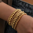 Bracelet femme dorée (7 pièces)