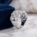 Bague argent et zirconium femme