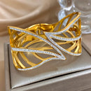 Bracelet acier inoxydable doré